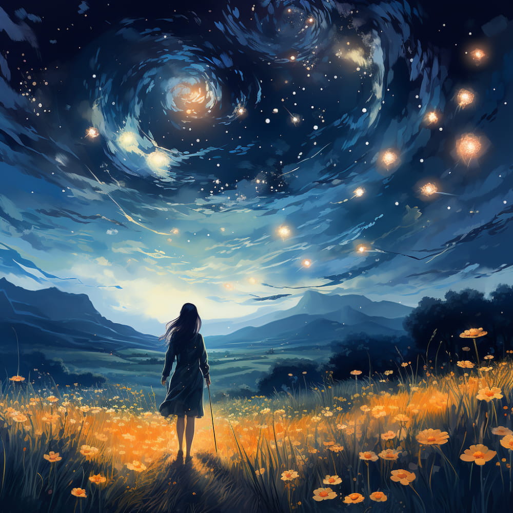 适合冷月星空的头像,冷月星空微信头像图片_16