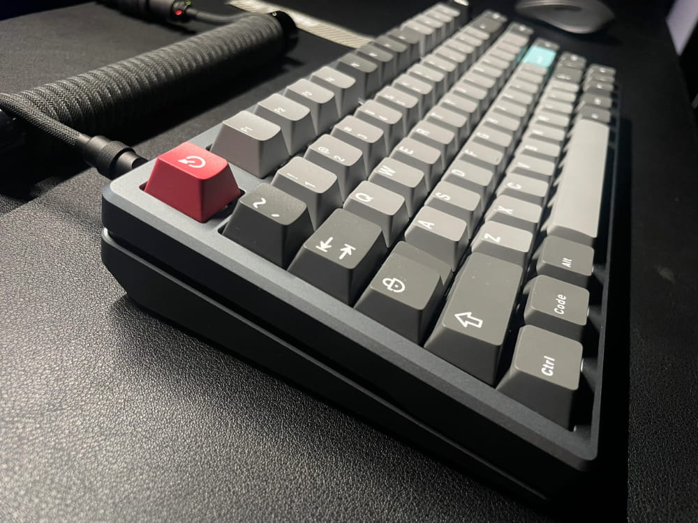 gray studio aero75键盘实拍图 质感不错_1