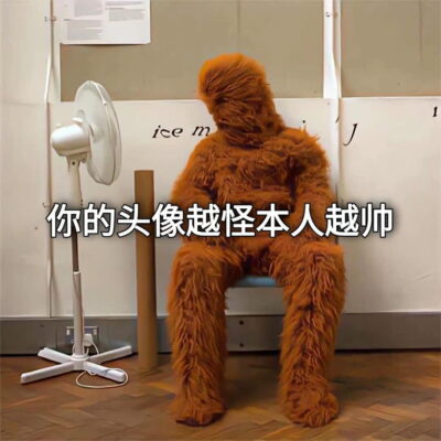 头像越怪本人越帅微信头像