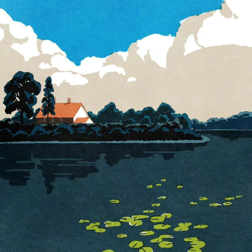 治愈系头像天花板，北海日本画家Kento Iida 治愈系插画_3