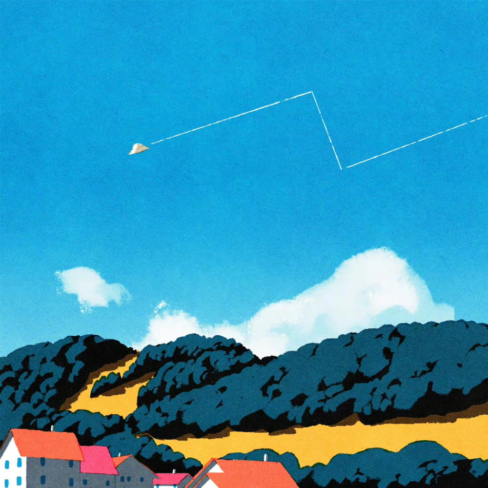 治愈系头像天花板，北海日本画家Kento Iida 治愈系插画_12