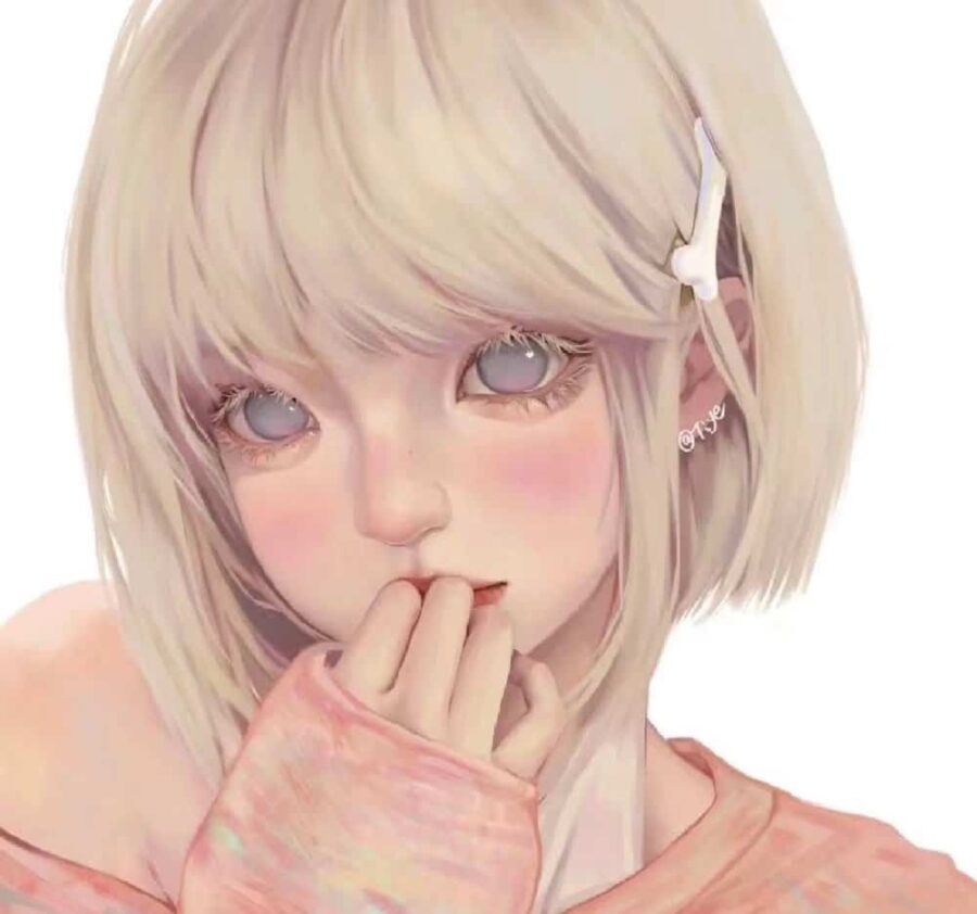 高冷辣妹御姐风大眼睛女孩漫画头像 女生动漫冷酷霸气图片_2