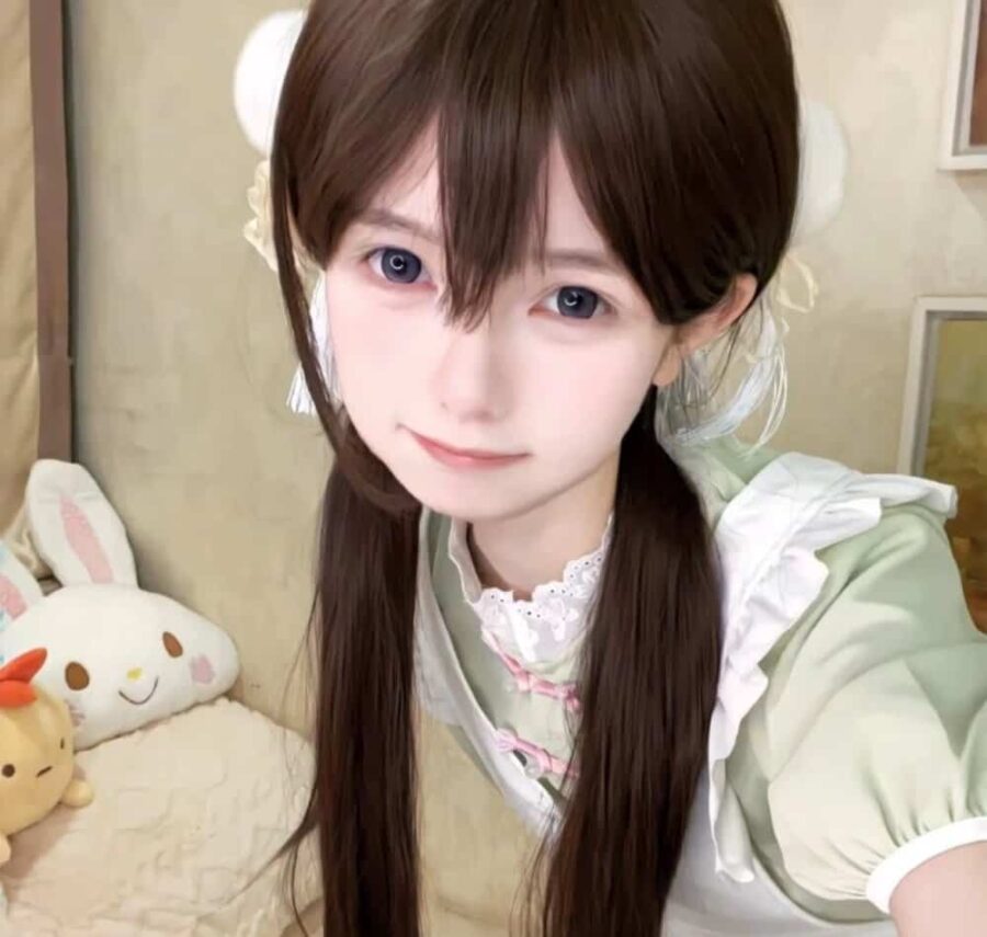 小众好看不易撞甜美真人照片女生头像 可爱女孩自然正面照女头图_1