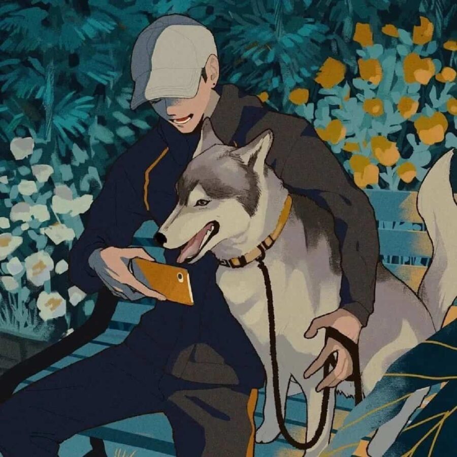 小众不易撞手绘插画版气质男生头像 女孩喜欢的男孩子头像_6