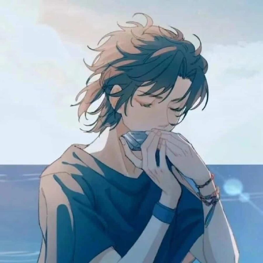 小众不易撞手绘插画版气质男生头像 女孩喜欢的男孩子头像_11