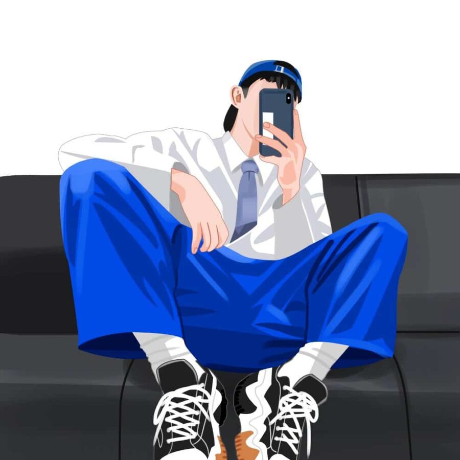 小众不易撞手绘插画版气质男生头像 女孩喜欢的男孩子头像_16