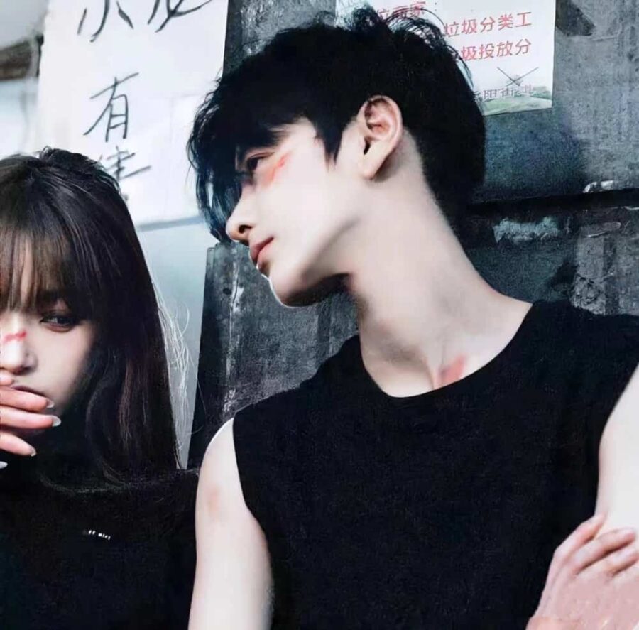 看了会脸红的情头！超甜伪禁欲系男女情侣头像_14