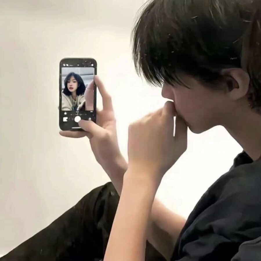 优质高级氛围感小众ins风真人情头 浪漫到极致的情侣头像_22