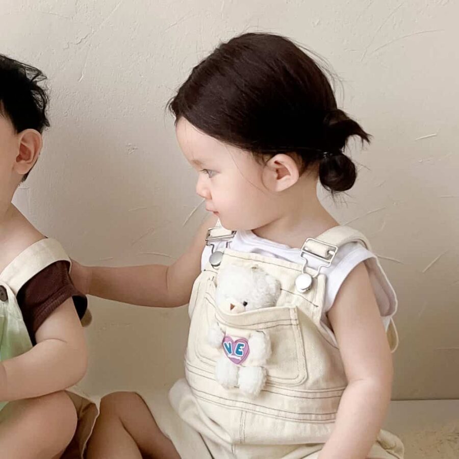 可爱萌小孩子情头高清 超可爱萌娃真人照片一人一张情侣头像_4