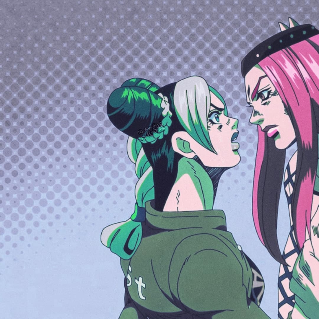 《jojo的奇妙冒险》空条徐伦和纳鲁西索·安娜苏情侣头像_5