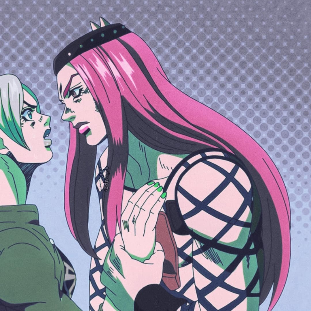 《jojo的奇妙冒险》空条徐伦和纳鲁西索·安娜苏情侣头像_6