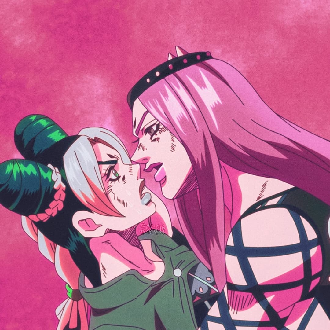 《jojo的奇妙冒险》空条徐伦和纳鲁西索·安娜苏情侣头像_8