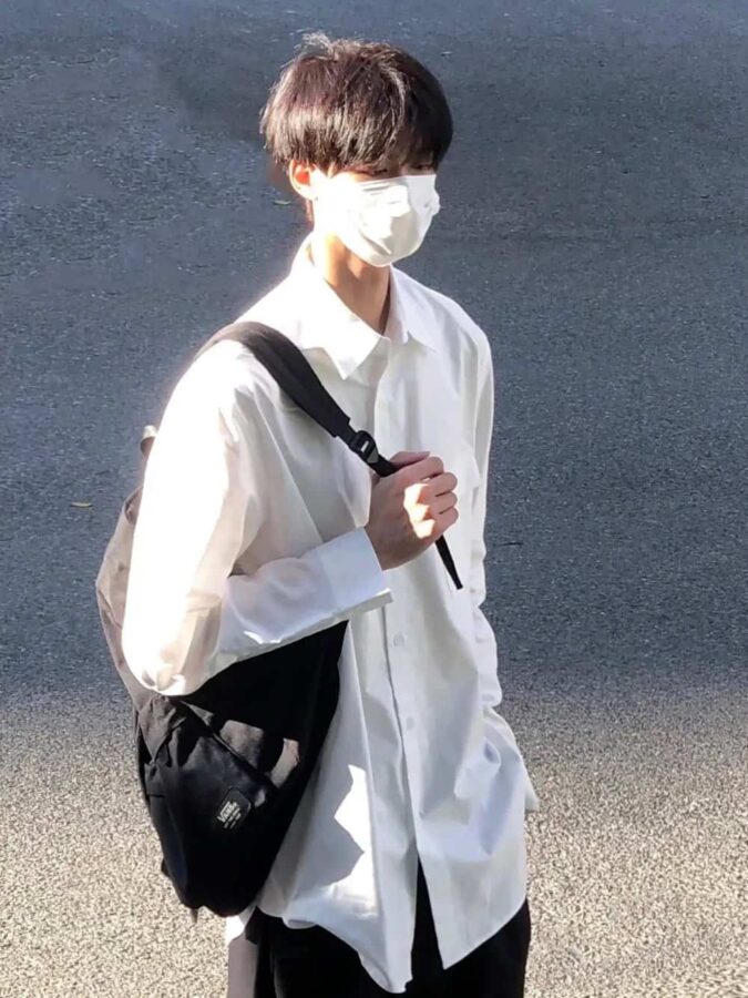 白色衬衫禁欲系男生清爽微信头像 少年感男头_11