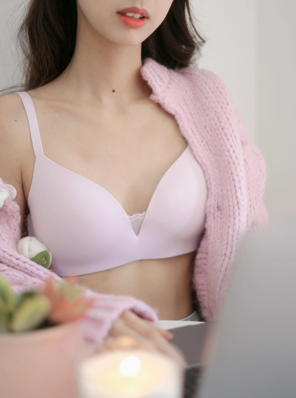 现实中特别漂亮的女孩图片,慵懒且随意的居家服_2