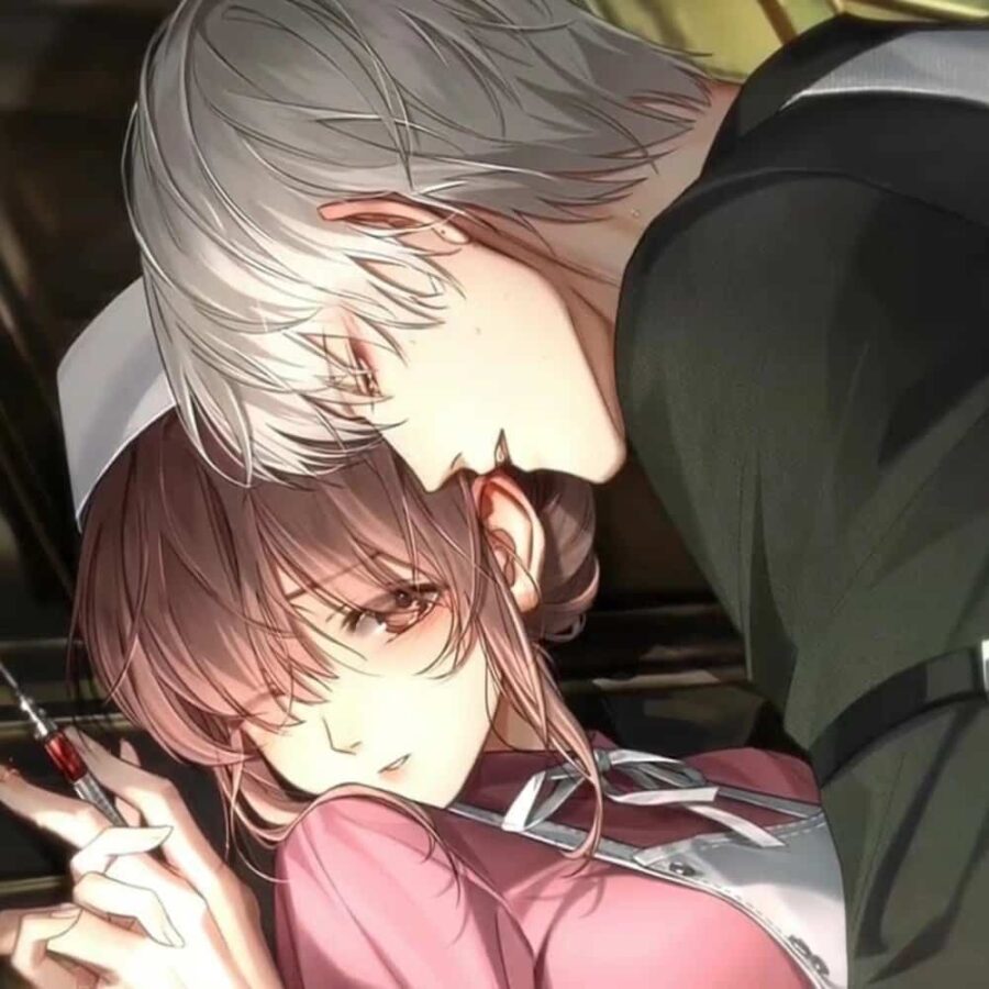 看了会脸红没人敢用的污系超欲情头 动漫超刺激男女情侣头像_17