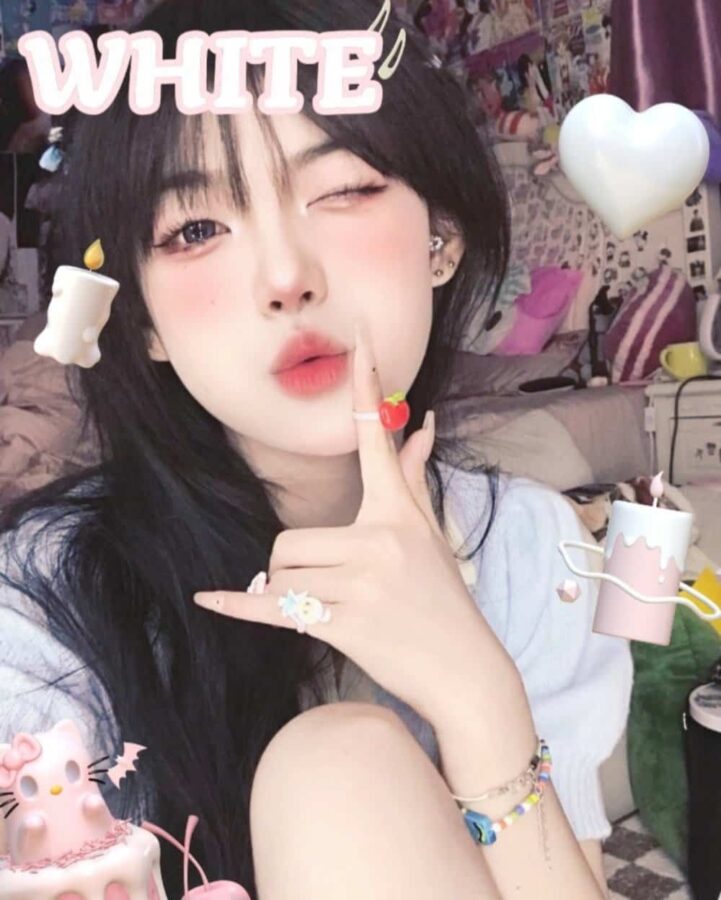 夏日甜美多巴胺真人女孩头像 可爱纯欲女生头像图_1