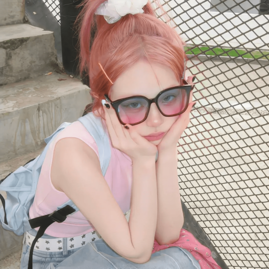 夏日甜美多巴胺真人女孩头像 可爱纯欲女生头像图_8