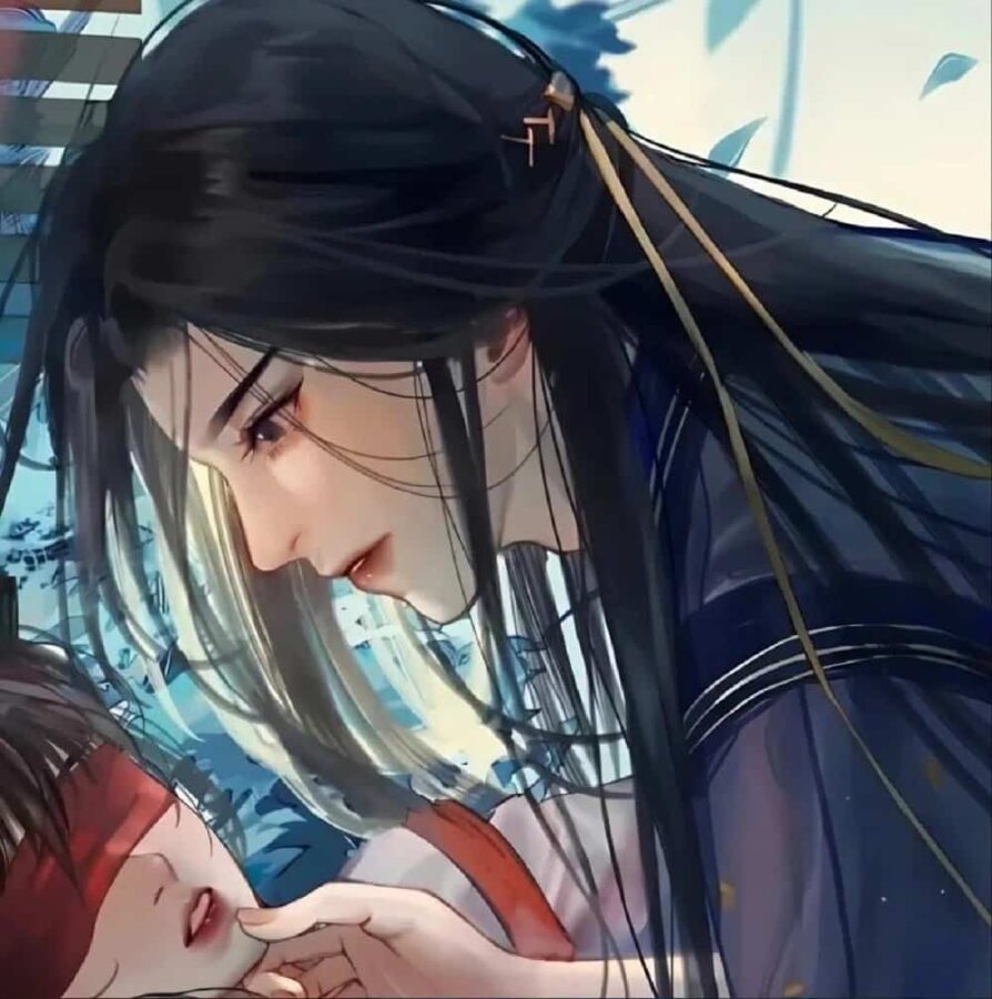 超好看的动漫古风禁欲情侣头像 有一点污的漫画情侣头像_1