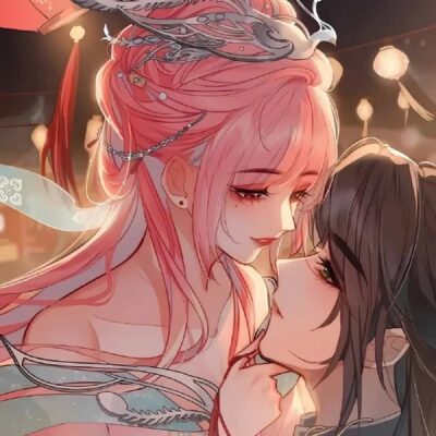 超好看的动漫古风禁欲情侣头像 有一点污的漫画情侣头像
