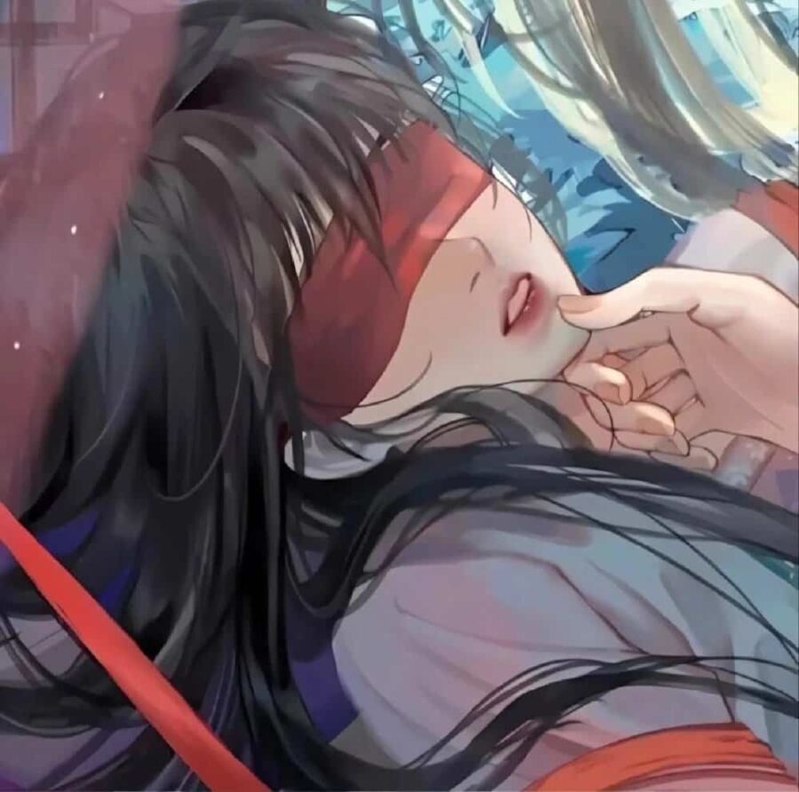 超好看的动漫古风禁欲情侣头像 有一点污的漫画情侣头像_2