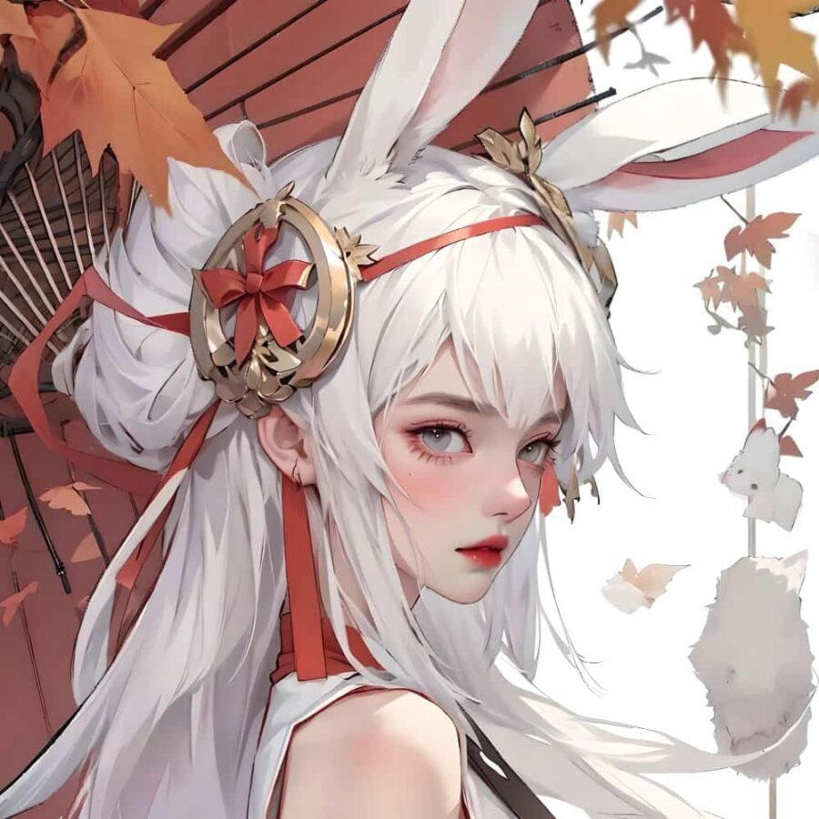 王者荣耀李信阿离CP情侣头像 漫画禁欲李信公孙离一左一右情头_9