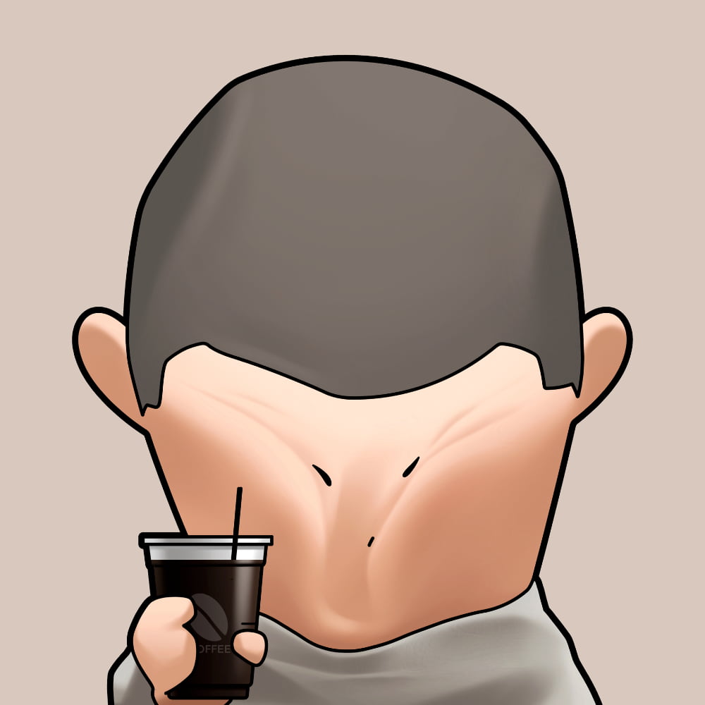 打工人喝咖啡卡通头像,拿一杯咖啡上班卡通头像_7
