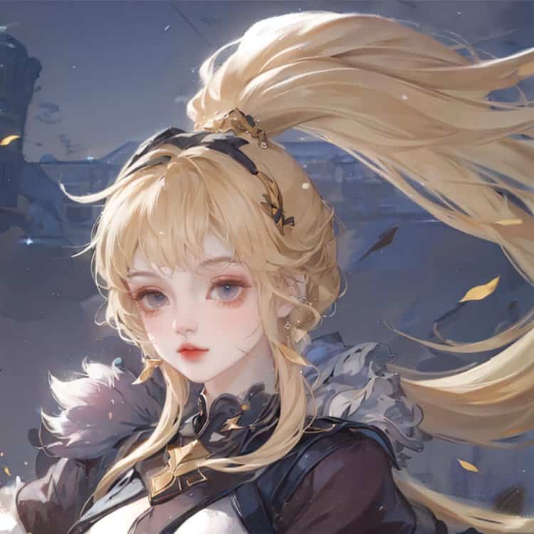 王者荣耀伽罗箭羽风息皮肤高清微信头像图 AI绘画女射手伽罗头像_2