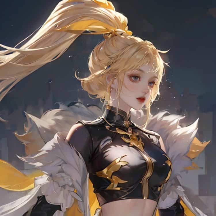 王者荣耀伽罗箭羽风息皮肤高清微信头像图 AI绘画女射手伽罗头像_5