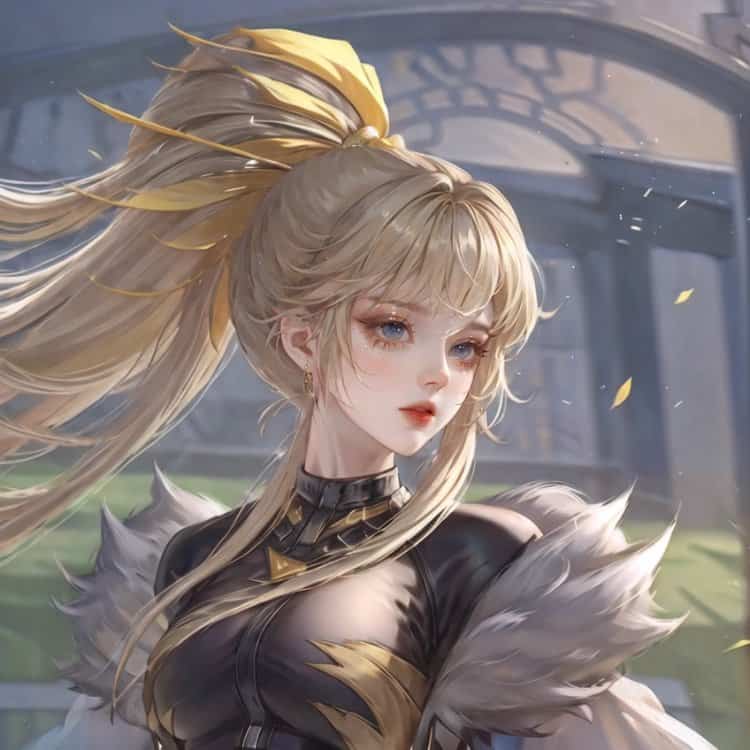 王者荣耀伽罗箭羽风息皮肤高清微信头像图 AI绘画女射手伽罗头像_6