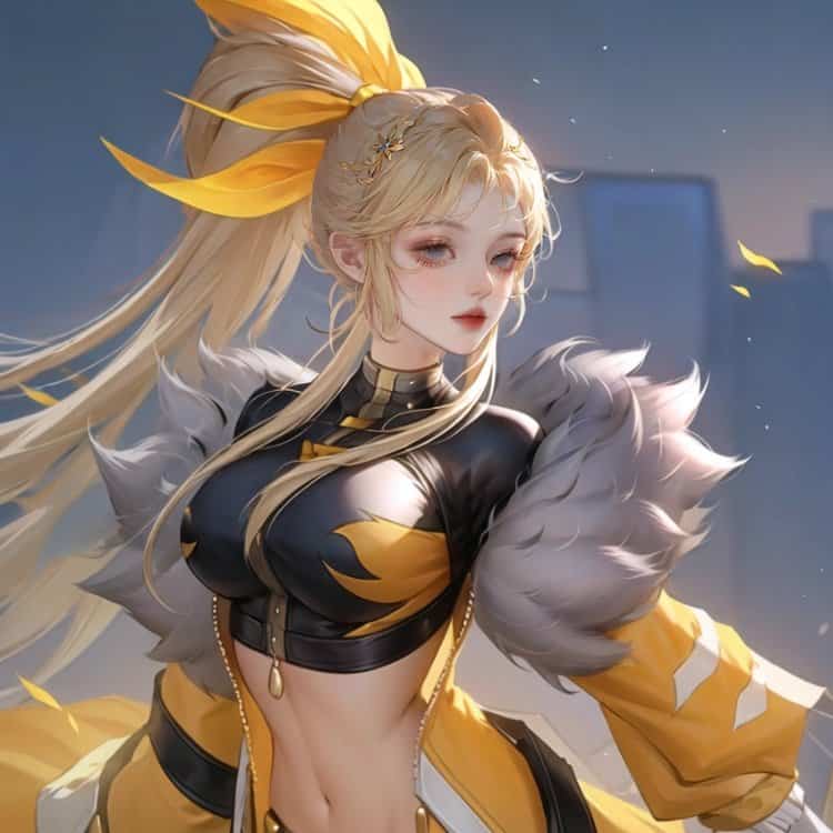 王者荣耀伽罗箭羽风息皮肤高清微信头像图 AI绘画女射手伽罗头像_11