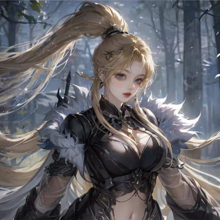 王者荣耀伽罗箭羽风息皮肤高清微信头像图 AI绘画女射手伽罗头像_12
