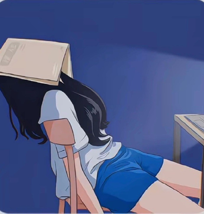男女摆烂头像 另类可爱躺平可爱头像_6