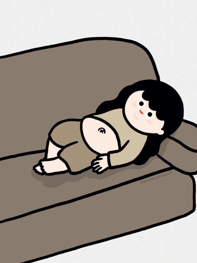 男女摆烂头像 另类可爱躺平可爱头像_16