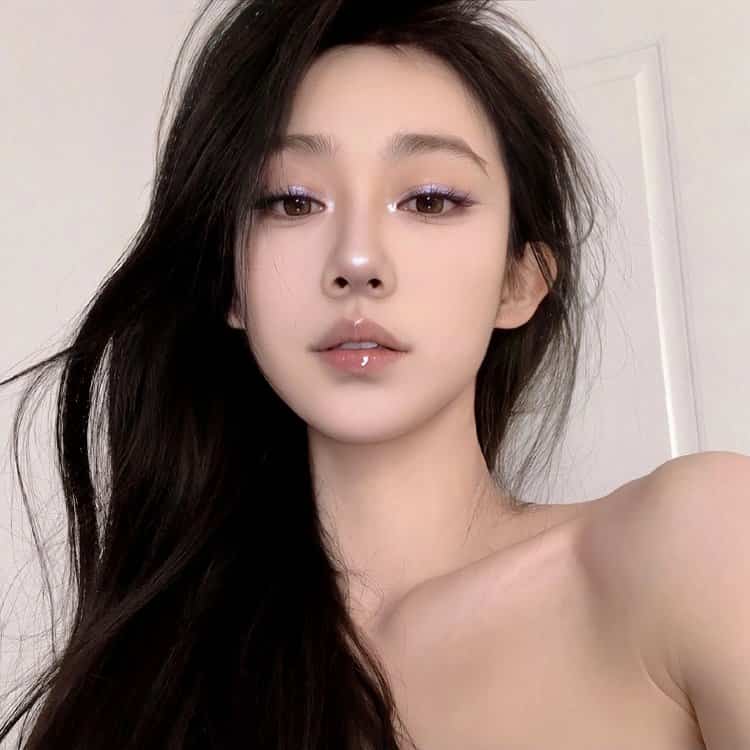 纯欲高级质感ins风氛围感很强的真人照片女头 高颜值女生微信头像_8