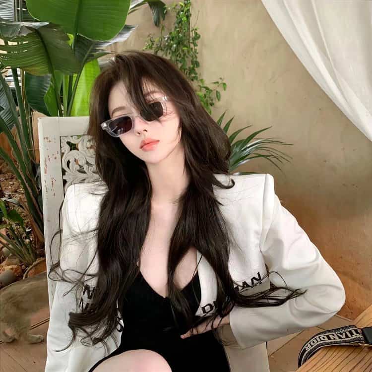 纯欲高级质感ins风氛围感很强的真人照片女头 高颜值女生微信头像_20