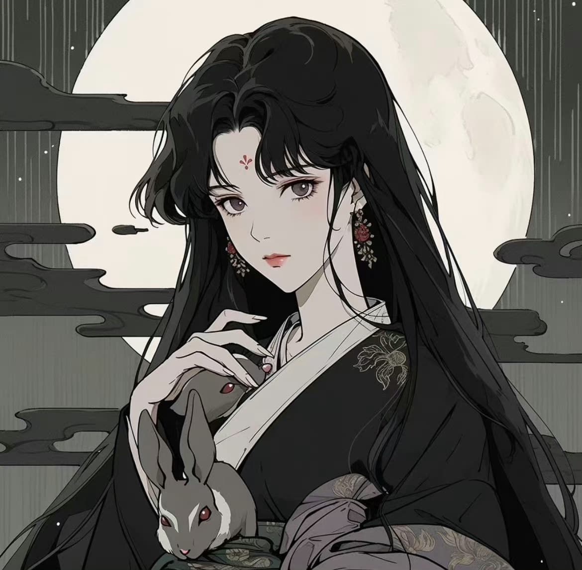 女菩萨高冷女头像动漫,男生配不上你的神仙头像_4
