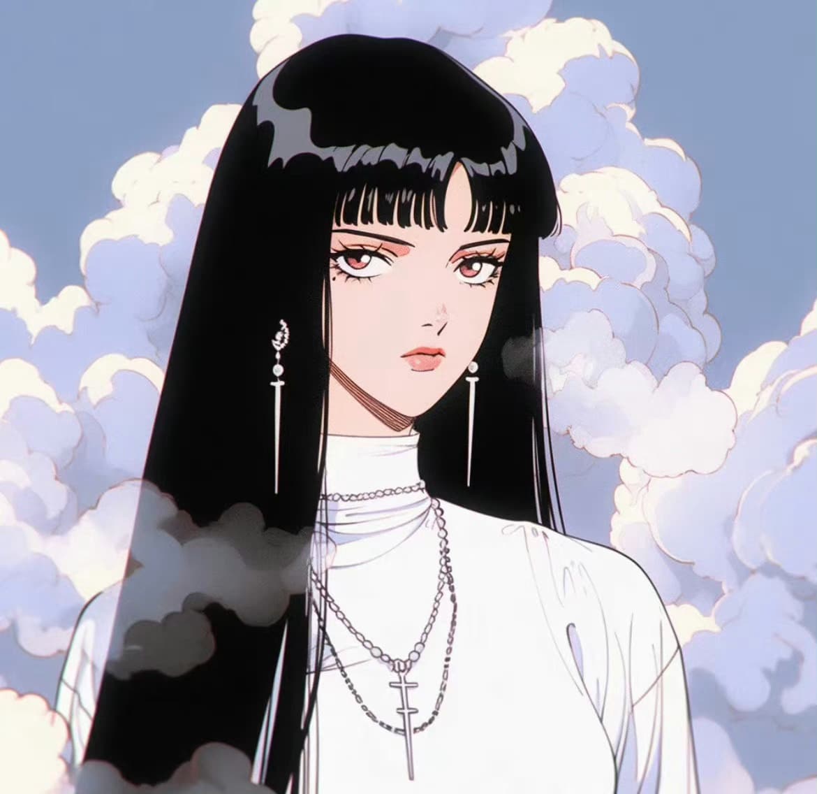 女菩萨高冷女头像动漫,男生配不上你的神仙头像_8