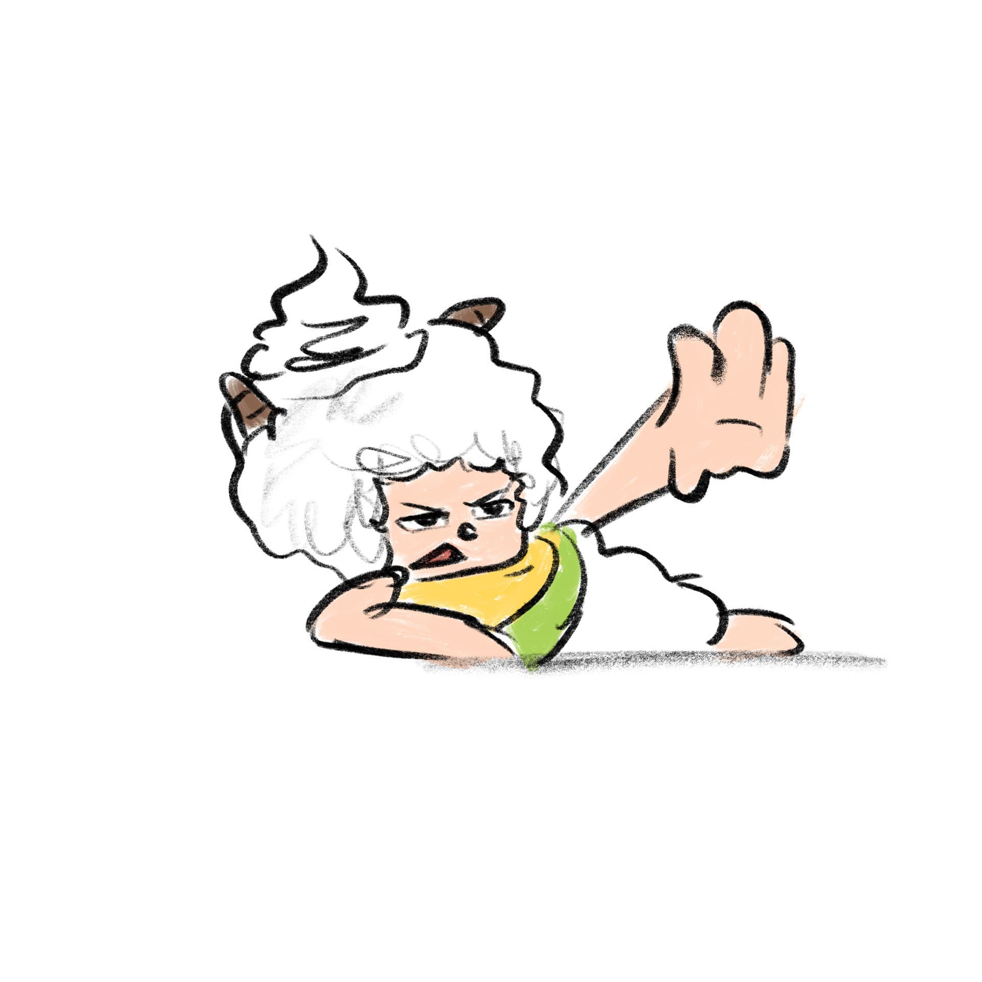 懒羊羊暴躁动漫头像，去尼玛的灰太狼老子可是懒羊羊_4