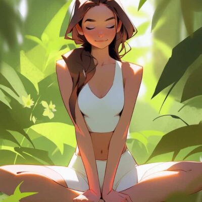 好看有个性的瑜伽普拉提动漫AI女生头像