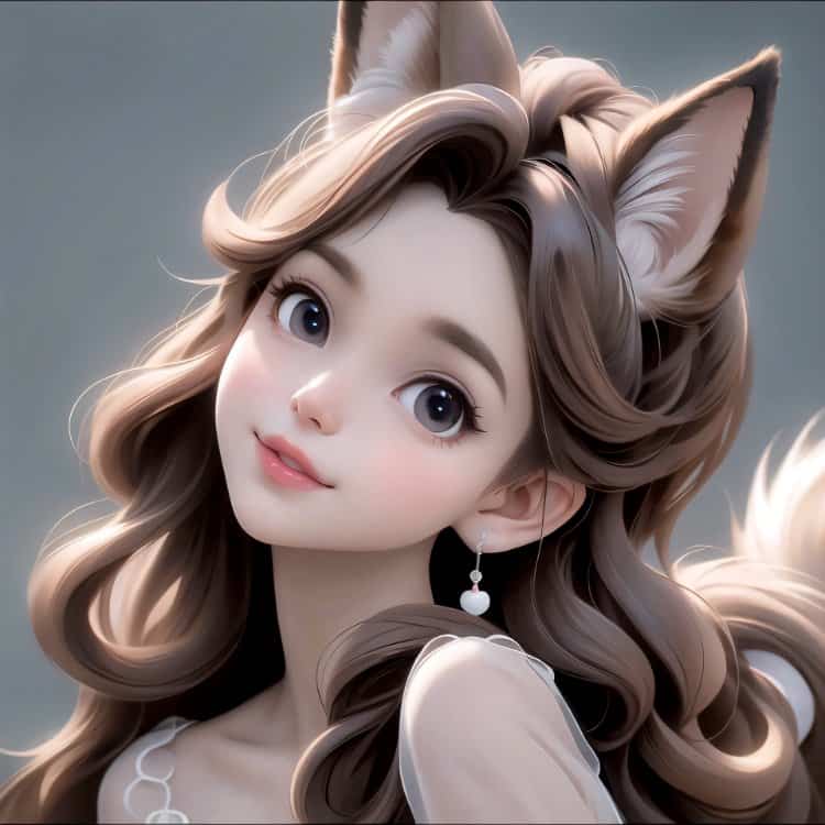 封神妲己美女小狐狸AI动漫女生头像 纣王的哈基米！_1