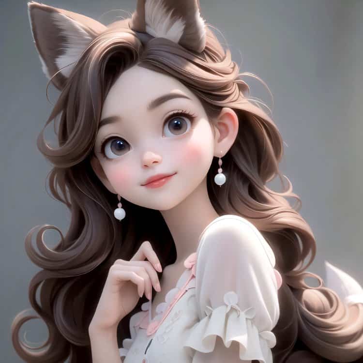 封神妲己美女小狐狸AI动漫女生头像 纣王的哈基米！_2