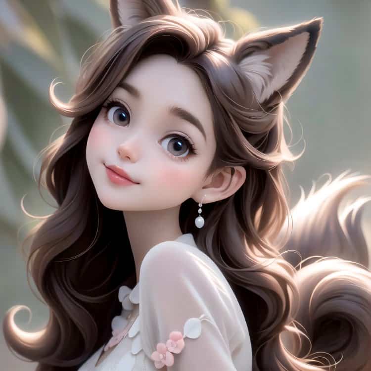 封神妲己美女小狐狸AI动漫女生头像 纣王的哈基米！_3