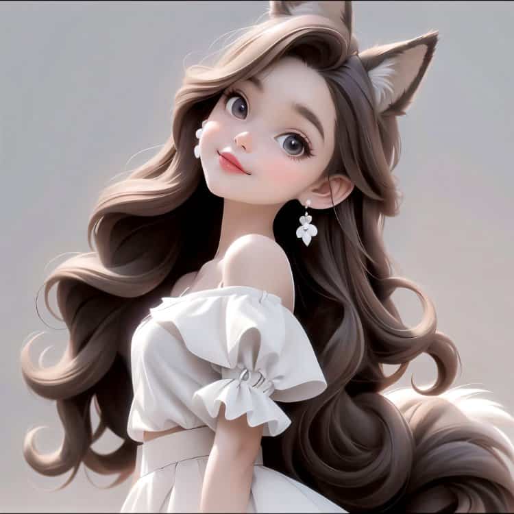 封神妲己美女小狐狸AI动漫女生头像 纣王的哈基米！_4