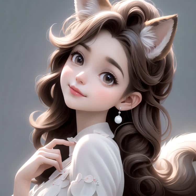 封神妲己美女小狐狸AI动漫女生头像 纣王的哈基米！_5