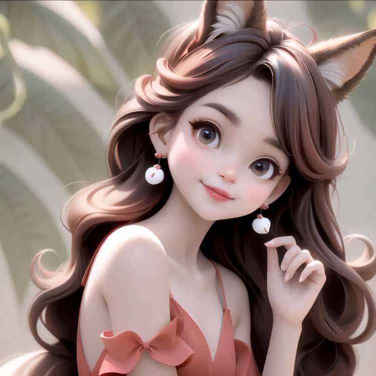 封神妲己美女小狐狸AI动漫女生头像 纣王的哈基米！_7