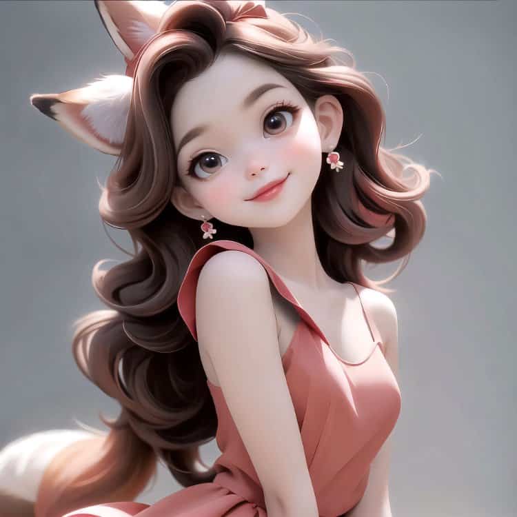 封神妲己美女小狐狸AI动漫女生头像 纣王的哈基米！_8