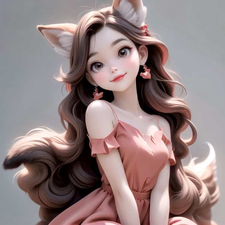 封神妲己美女小狐狸AI动漫女生头像 纣王的哈基米！_9