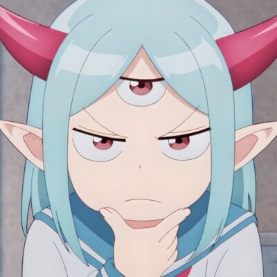 《LV1魔王与独居废勇者》魔王头像，三只眼动漫女生头像