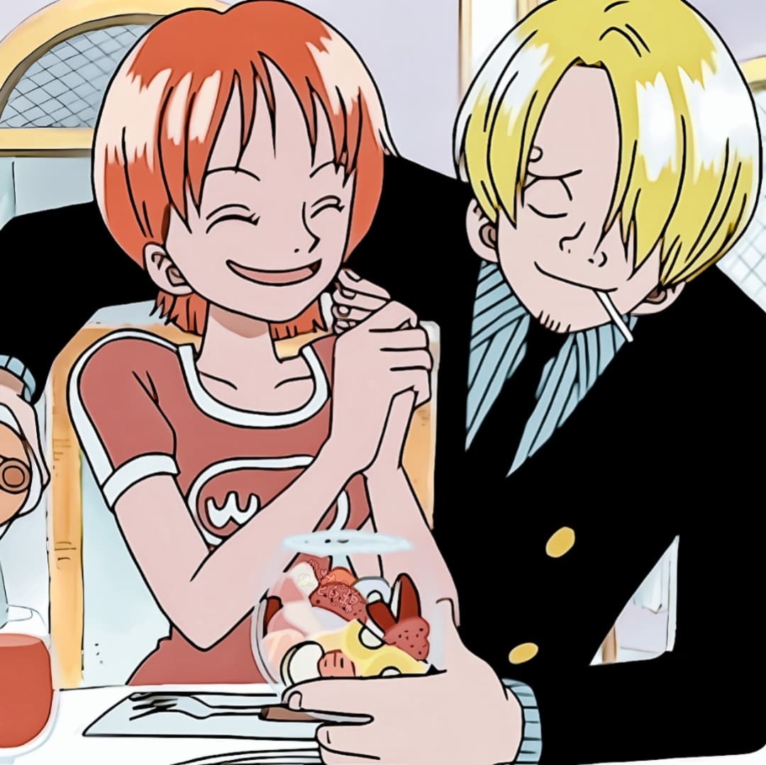 《海贼王》娜美 x 山治 情侣头像 一人一张一左一右_7
