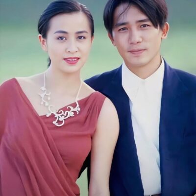 梁朝伟刘嘉玲年轻时候的合影照片Ai高清修复